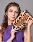 American Darling Cross Body I Hand Tooled Hair-On Genuine Leather Women Bag Western Handbag Purse