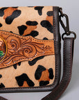 American Darling Cross Body I Hand Tooled Hair-On Genuine Leather Women Bag Western Handbag Purse