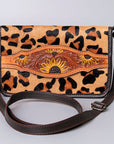 American Darling Cross Body I Hand Tooled Hair-On Genuine Leather Women Bag Western Handbag Purse