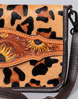 American Darling Cross Body I Hand Tooled Hair-On Genuine Leather Women Bag Western Handbag Purse