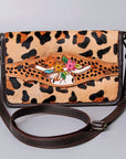 American Darling Cross Body I Hand Tooled Hair-On Genuine Leather Women Bag Western Handbag Purse