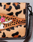 American Darling Cross Body I Hand Tooled Hair-On Genuine Leather Women Bag Western Handbag Purse