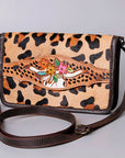 American Darling Cross Body I Hand Tooled Hair-On Genuine Leather Women Bag Western Handbag Purse