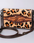 American Darling Cross Body I Hand Tooled Hair-On Genuine Leather Women Bag Western Handbag Purse
