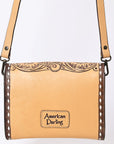 American Darling Hand Tooled Genuine Leather Women Bag Western Handbag Purse