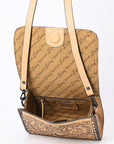 American Darling Hand Tooled Genuine Leather Women Bag Western Handbag Purse
