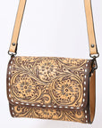 American Darling Hand Tooled Genuine Leather Women Bag Western Handbag Purse