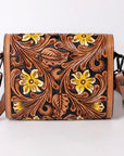 American Darling Hand Tooled Genuine Leather Women Bag Western Handbag Purse