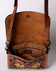 American Darling Hand Tooled Genuine Leather Women Bag Western Handbag Purse