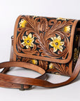 American Darling Hand Tooled Genuine Leather Women Bag Western Handbag Purse