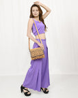 American Darling Hand Tooled Genuine Leather Women Bag Western Handbag Purse