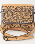 American Darling Hand Tooled Genuine Leather Women Bag Western Handbag Purse
