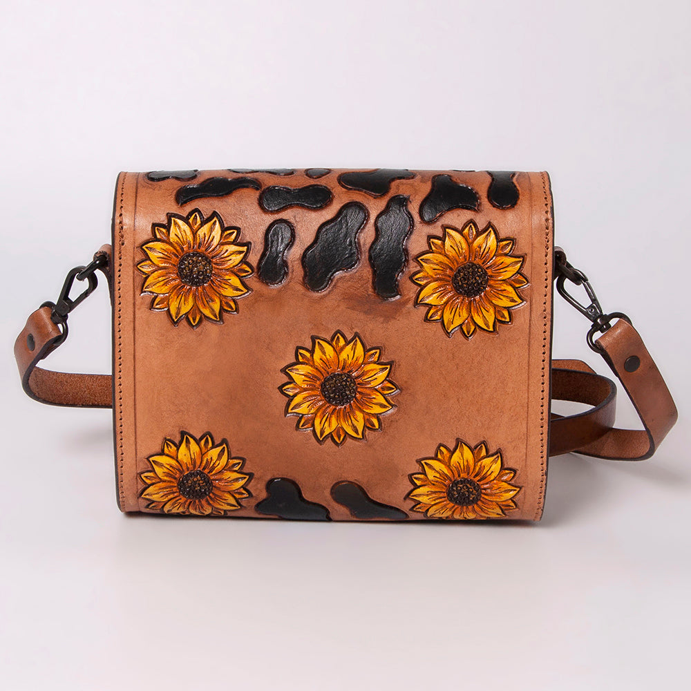 American Darling Hand Tooled Genuine Leather Women Bag Western Handbag Purse