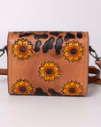 American Darling Hand Tooled Genuine Leather Women Bag Western Handbag Purse