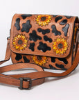 American Darling Hand Tooled Genuine Leather Women Bag Western Handbag Purse