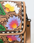 American Darling Hand Tooled Genuine Leather Women Bag Western Handbag Purse