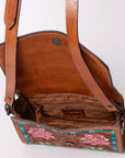 American Darling Hand Tooled Genuine Leather Women Bag Western Handbag Purse