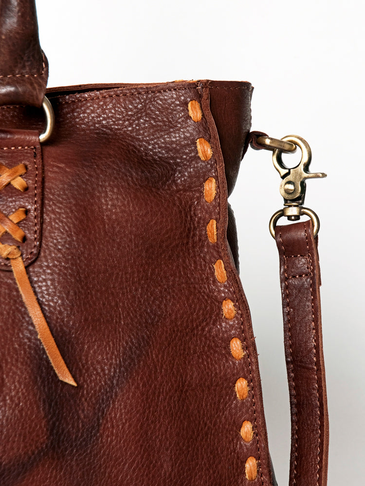 American Darling Tote Genuine Leather Women Bag Western Handbag Purse