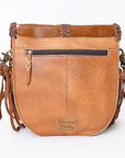 American Darling Messenger Genuine Leather Women Bag Western Handbag Purse