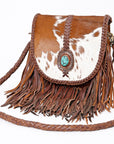 American Darling Messenger Genuine Leather Women Bag Western Handbag Purse