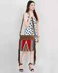 American Darling ADBGZ669 Signature Crossbody Hand Tooled Saddle Blanket Genuine Leather Women Bag Western Handbag Purse
