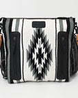 American Darling ADBGZ673 Signature Crossbody Hand Tooled Saddle Blanket Genuine Leather Women Bag Western Handbag Purse