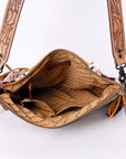 American Darling ADBGZ672 Signature Crossbody Hand Tooled Saddle Blanket Genuine Leather Women Bag Western Handbag Purse