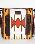 American Darling ADBGZ677 Signature Crossbody Hand Tooled Saddle Blanket Genuine Leather Women Bag Western Handbag Purse