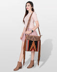 American Darling ADBGZ678 Signature Crossbody Hand Tooled Saddle Blanket Genuine Leather Women Bag Western Handbag Purse