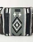 American Darling ADBGZ684 Signature Crossbody Hand Tooled Saddle Blanket Genuine Leather Women Bag Western Handbag Purse