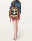 ADBG1029B American Darling Backpack Hair-On Genuine Leather women bag western handbag purse