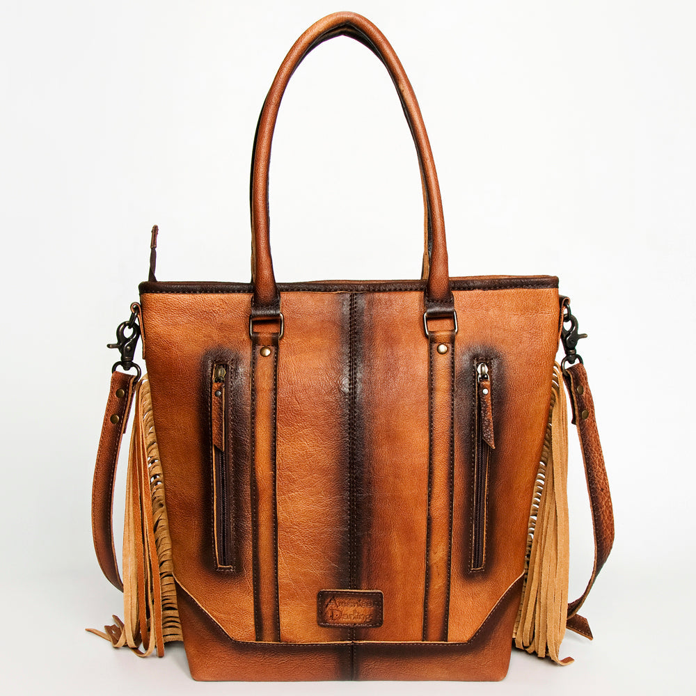 American Darling ADBG1030B Tote Hair-On Genuine Leather women bag western handbag purse