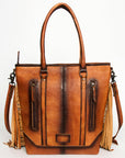 American Darling ADBG1030B Tote Hair-On Genuine Leather women bag western handbag purse