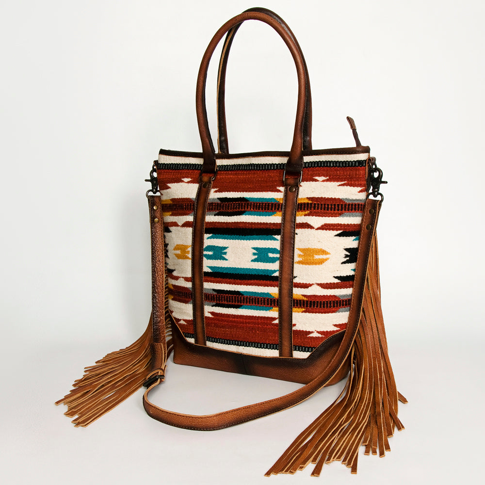 American Darling ADBG1030B Tote Hair-On Genuine Leather women bag western handbag purse