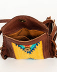 American Darling Hair On Genuine Leather Women Bag Western Handbag Purse