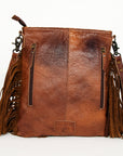 American Darling ADBGS192BP Messenger Hair-On Genuine Leather Women Bag Western Handbag Purse