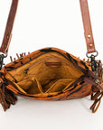 American Darling ADBGS192BP Messenger Hair-On Genuine Leather Women Bag Western Handbag Purse