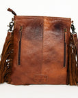 American Darling ADBGS192BQ Messenger Hair-On Genuine Leather Women Bag Western Handbag Purse