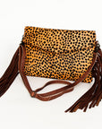 American Darling ADBGS178BD Envelope Hair-On Genuine Leather Women Bag Western Handbag Purse