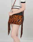 American Darling ADBGS178BE Envelope Hair-On Genuine Leather Women Bag Western Handbag Purse