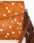 American Darling ADBGS178BF Envelope Hair-On Genuine Leather Women Bag Western Handbag Purse