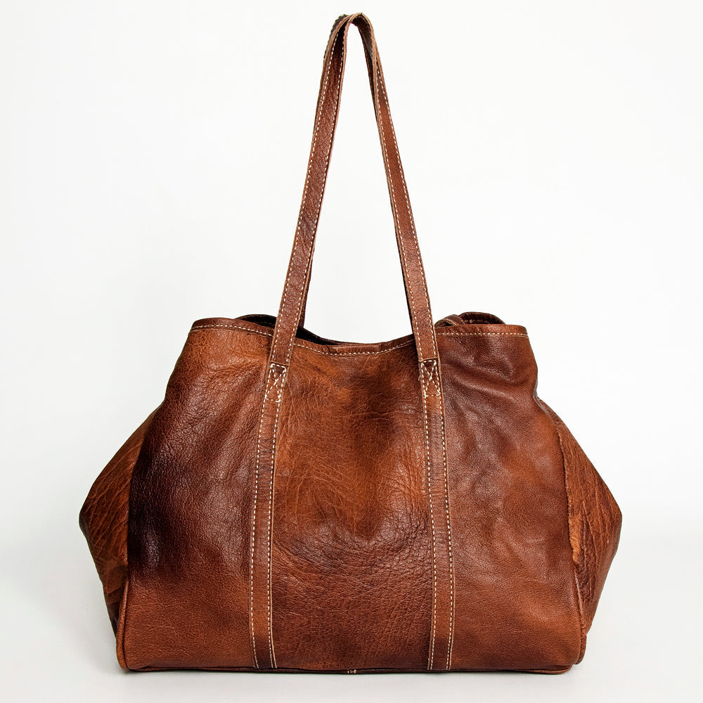 American Darling ADBG1032 Tote Hair-On Genuine Leather Women Bag Western Handbag Purse