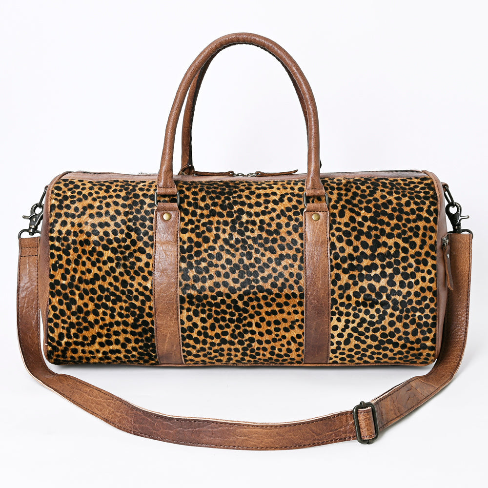 American Darling ADBGS174F Duffel Hair-On Genuine Leather Women Bag Western Handbag Purse