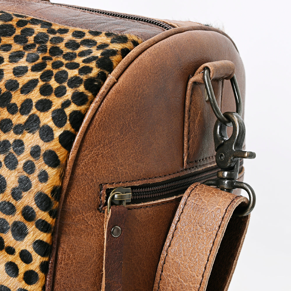 American Darling ADBGS174F Duffel Hair-On Genuine Leather Women Bag Western Handbag Purse