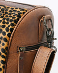 American Darling ADBGS174F Duffel Hair-On Genuine Leather Women Bag Western Handbag Purse