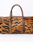 American Darling ADBGS174G Duffel Hair-On Genuine Leather Women Bag Western Handbag Purse