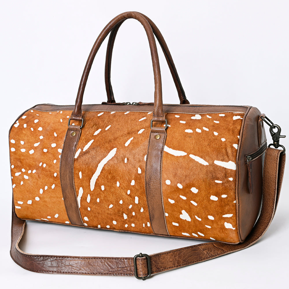 American Darling ADBGS174H Duffel Hair-On Genuine Leather Women Bag Western Handbag Purse