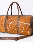 American Darling ADBGS174H Duffel Hair-On Genuine Leather Women Bag Western Handbag Purse