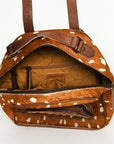 American Darling Hair On Genuine Leather Women Bag Western Handbag Purse