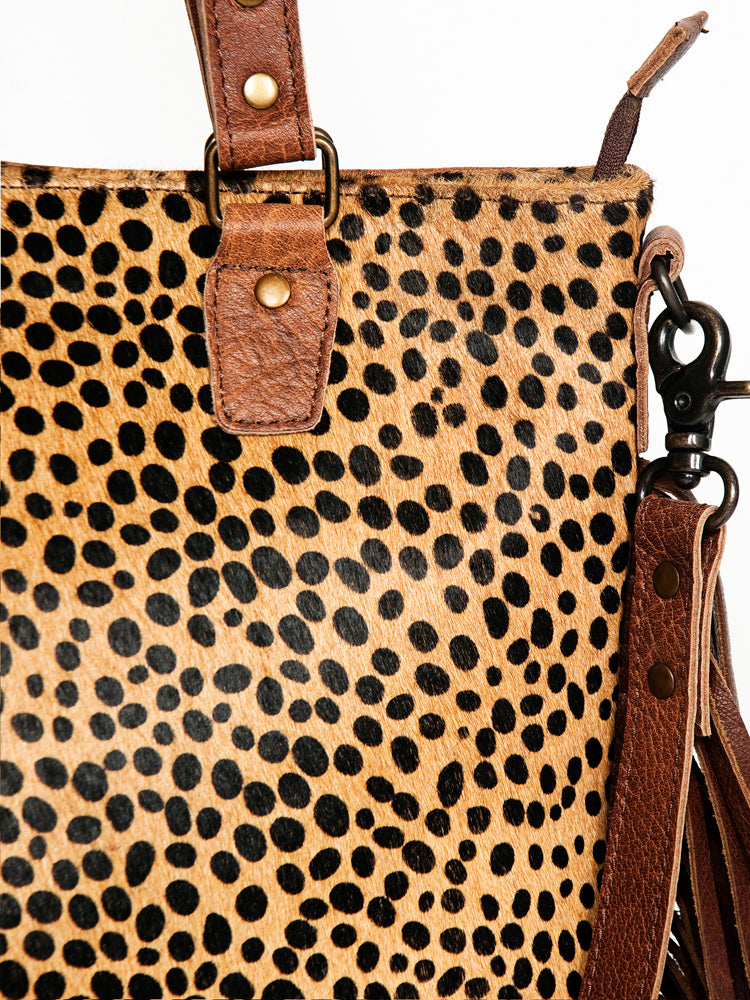 American Darling Tote Hair On Genuine Leather Women Bag Western Handbag Purse